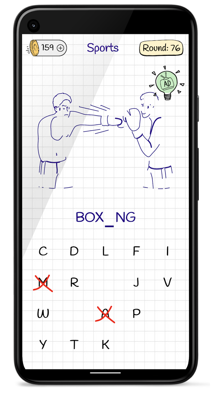 Hangman Kids - Word game screenshot