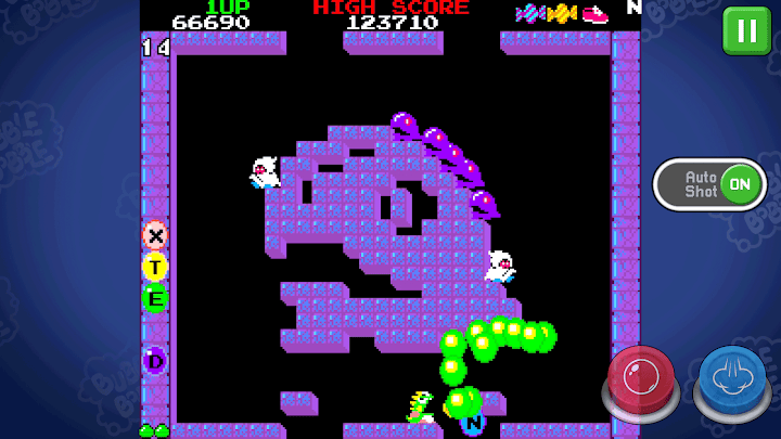 BUBBLE BOBBLE classic screenshot