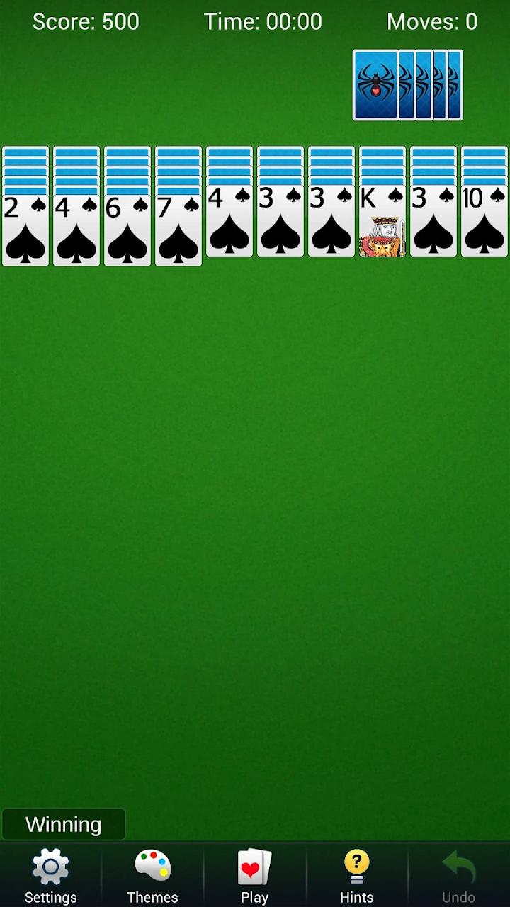 Spider Solitaire - Card Games official gameplay screenshot 3