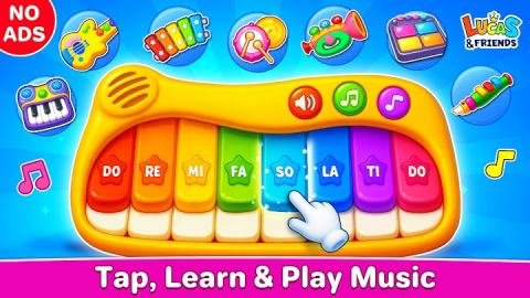 Kids Music: Piano, Xylo, Drums official gameplay screenshot 1