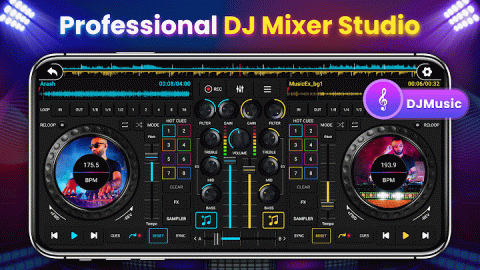 DJ Mixer Studio - DJ Music Mix official gameplay screenshot 2