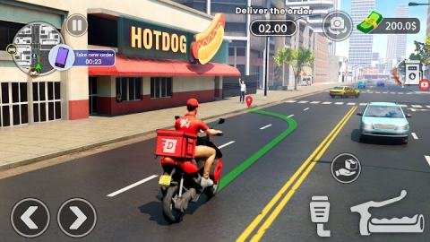 Urban Food Delivery Game official gameplay screenshot 1