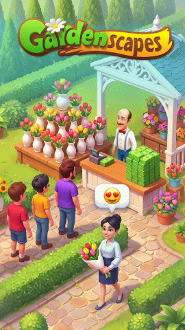 Gardenscapes official gameplay screenshot 3