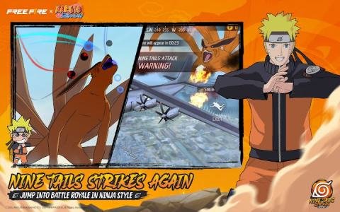 Free Fire x NARUTO SHIPPUDEN official gameplay screenshot 3