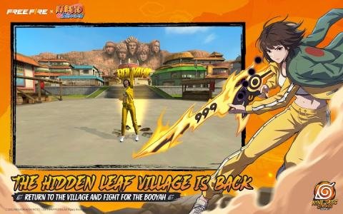 Free Fire x NARUTO SHIPPUDEN official gameplay screenshot 2