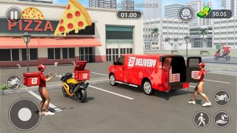 Urban Food Delivery Game official gameplay screenshot 2