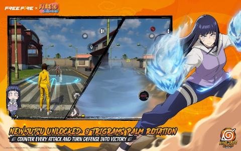 Free Fire x NARUTO SHIPPUDEN official gameplay screenshot 4