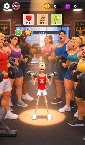 Gym Idle Clicker: Fitness Hero official gameplay screenshot 1