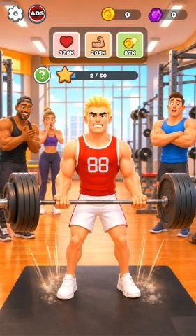 Gym Idle Clicker: Fitness Hero official gameplay screenshot 3