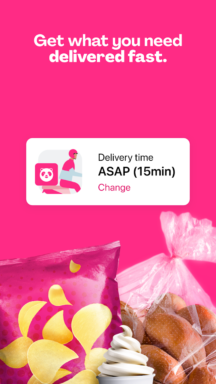 foodpanda: food & groceries screenshot 4 – official Android interface preview