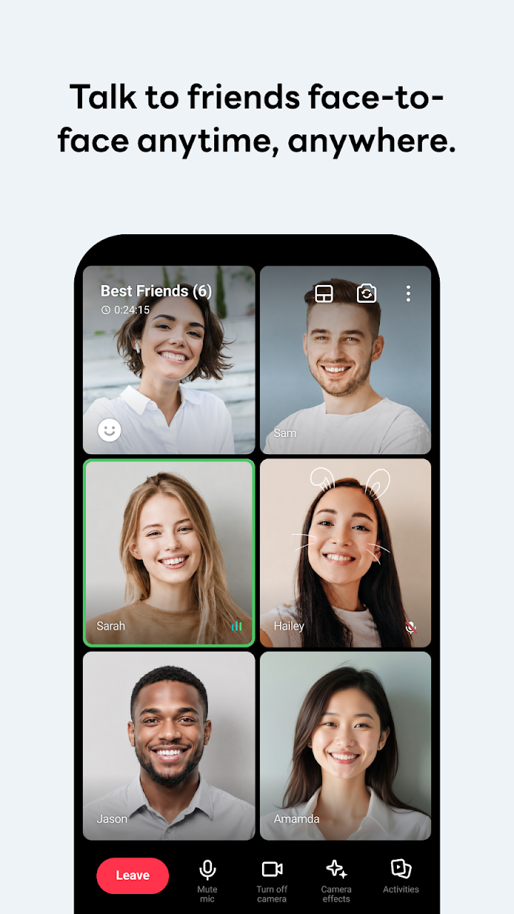 LINE: Calls & Messages screenshot 3 – official Android interface preview